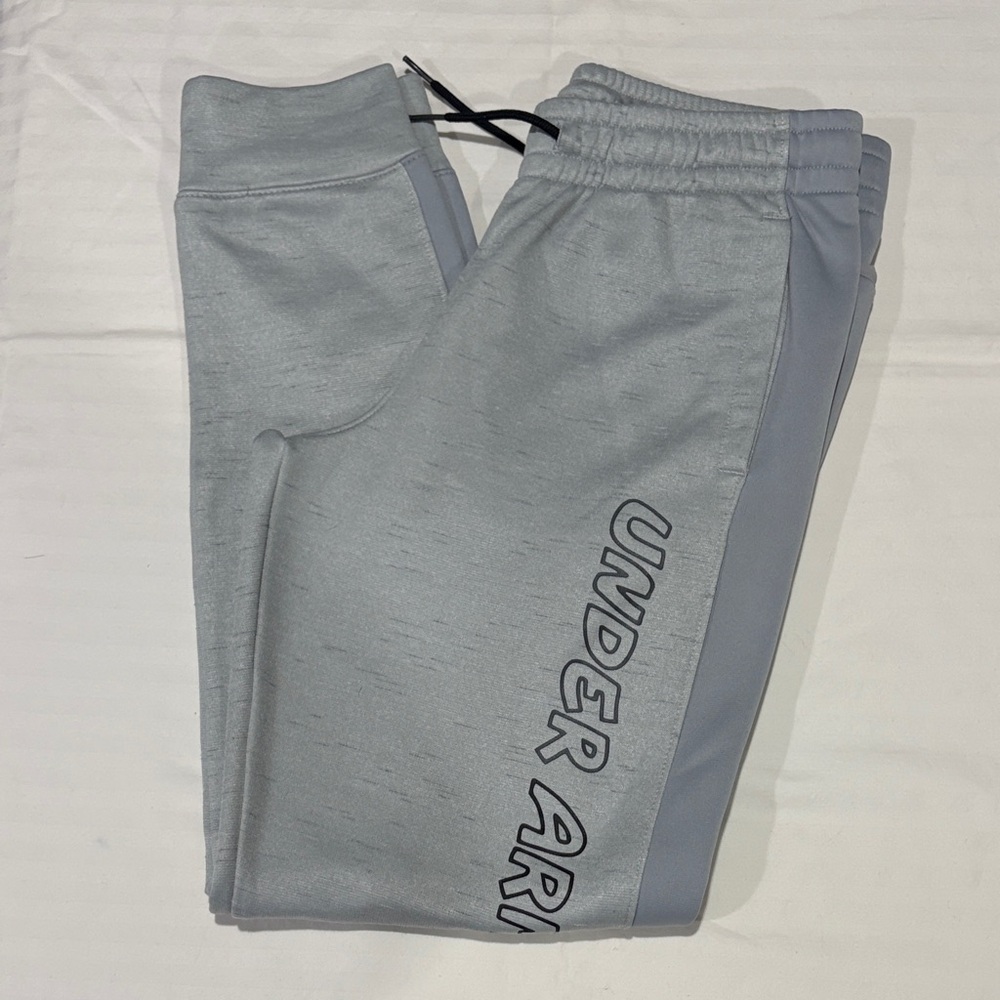 ❌SOLD❌Under Armour Youth Large Gray Fleece Jogger Sweatpants